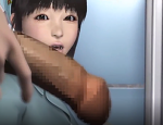 男子トイレを掃除中の若い女性にデカチン見せつけてそのまま犯したったw
