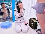 ミラー1枚隔てた旦那と子どもの目の前で無許可中出しされて困惑する巨乳人妻