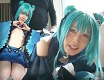元ホロライブの潤羽るしあコスプレ娘にバックで中出し！！